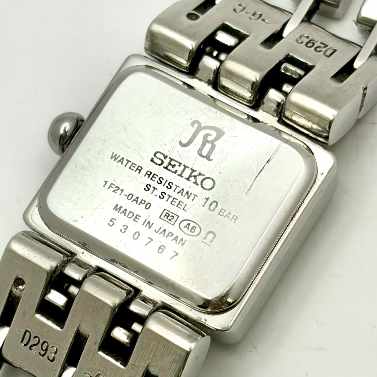 新品電池】SEIKO セイコー Ruse リュゼ レディース 腕時計 スクエア