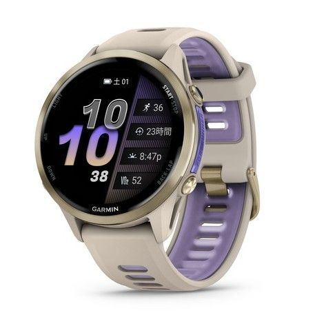 新品 未使用 ガーミン スマートウォッチ ウェアラブル 時計 GARMIN Forerunner 970 French Grey/Indigo リファレンス 010-02969-52 フラッグシップ GPS ランニングウォッチ 6436493