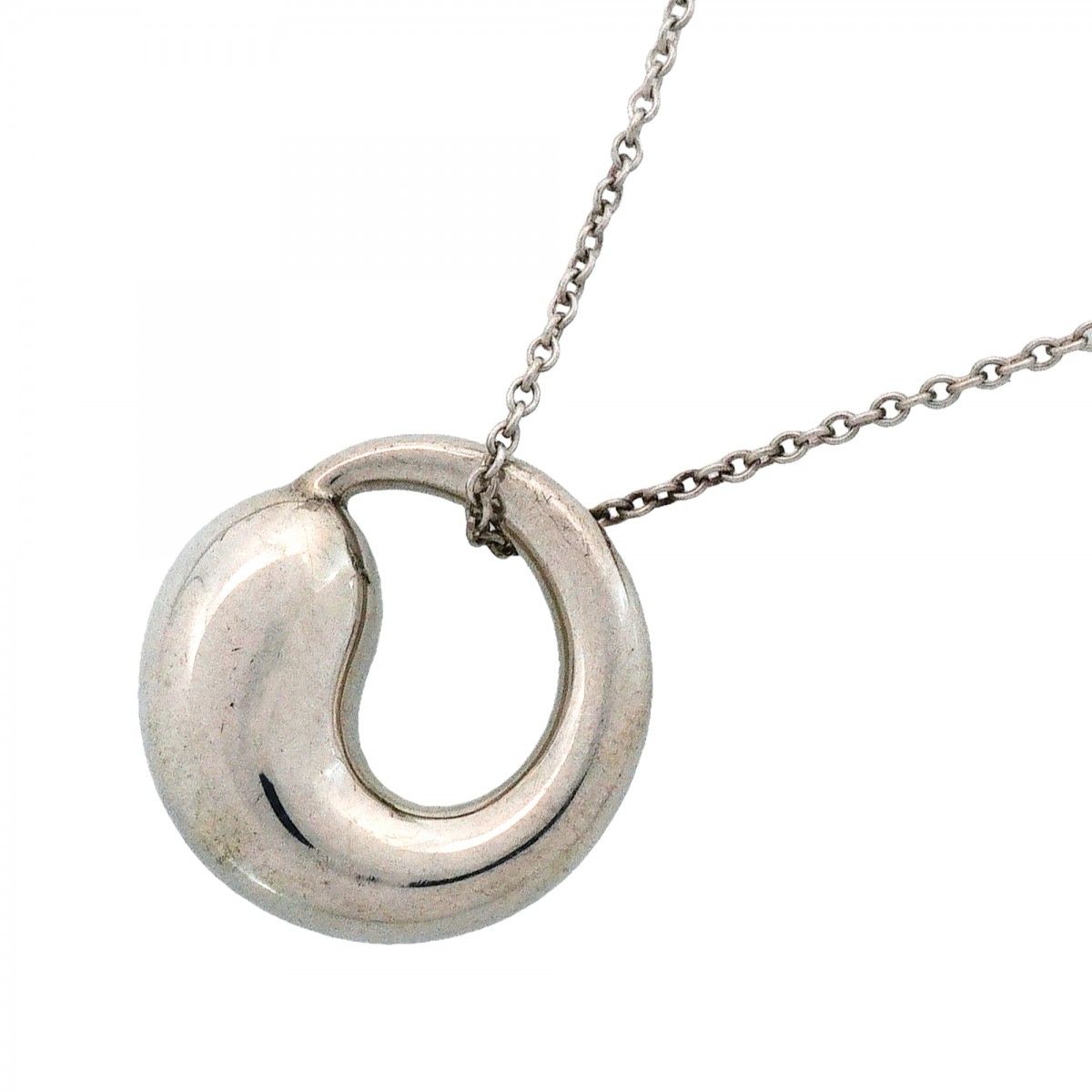 【6jfb0295】ティファニー ネックレス エターナルサークル シルバー925【中古】レディース
