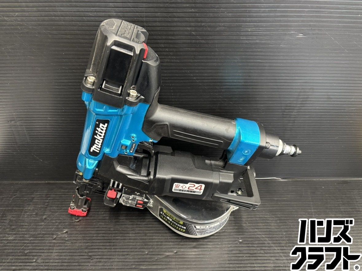 ♭【未使用品】マキタ makita AR412HRM 41mm高圧エアビス打ち機 青【中古】【熊本けやき通り店】