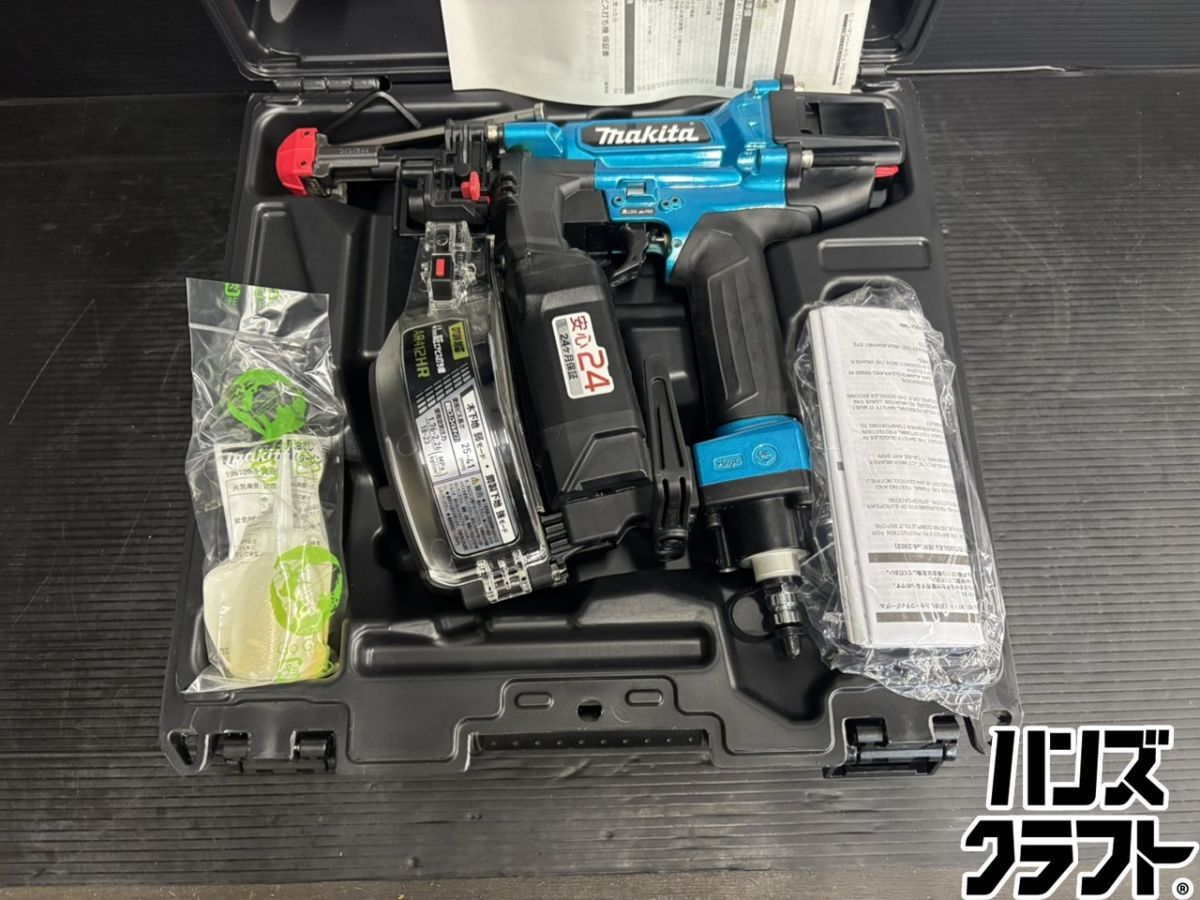♭【未使用品】マキタ makita AR412HRM 41mm高圧エアビス打ち機 青【中古】【熊本けやき通り店】