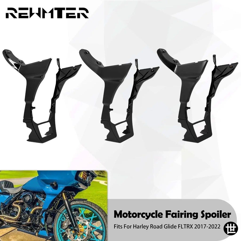 ハーレーツーリング CVO ロードグライド スペシャル リミテッド ウルトラ FLTRU FLTRK FLTRX FLTRXS 17-2023 用バイク フェアリングスポイ