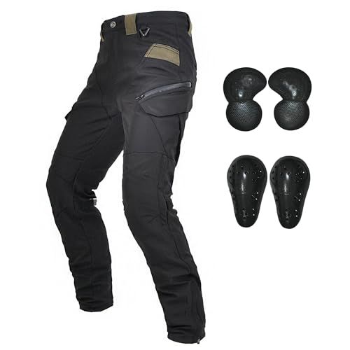 [RENHE] バイクパンツ メンズ ライディングパンツ 春夏秋 バイク用パンツ 防風防水 ライダースパンツ プロテクター付き バイク用ズボン 通気 レーシングパンツ ストレートpms 21d3cfb3