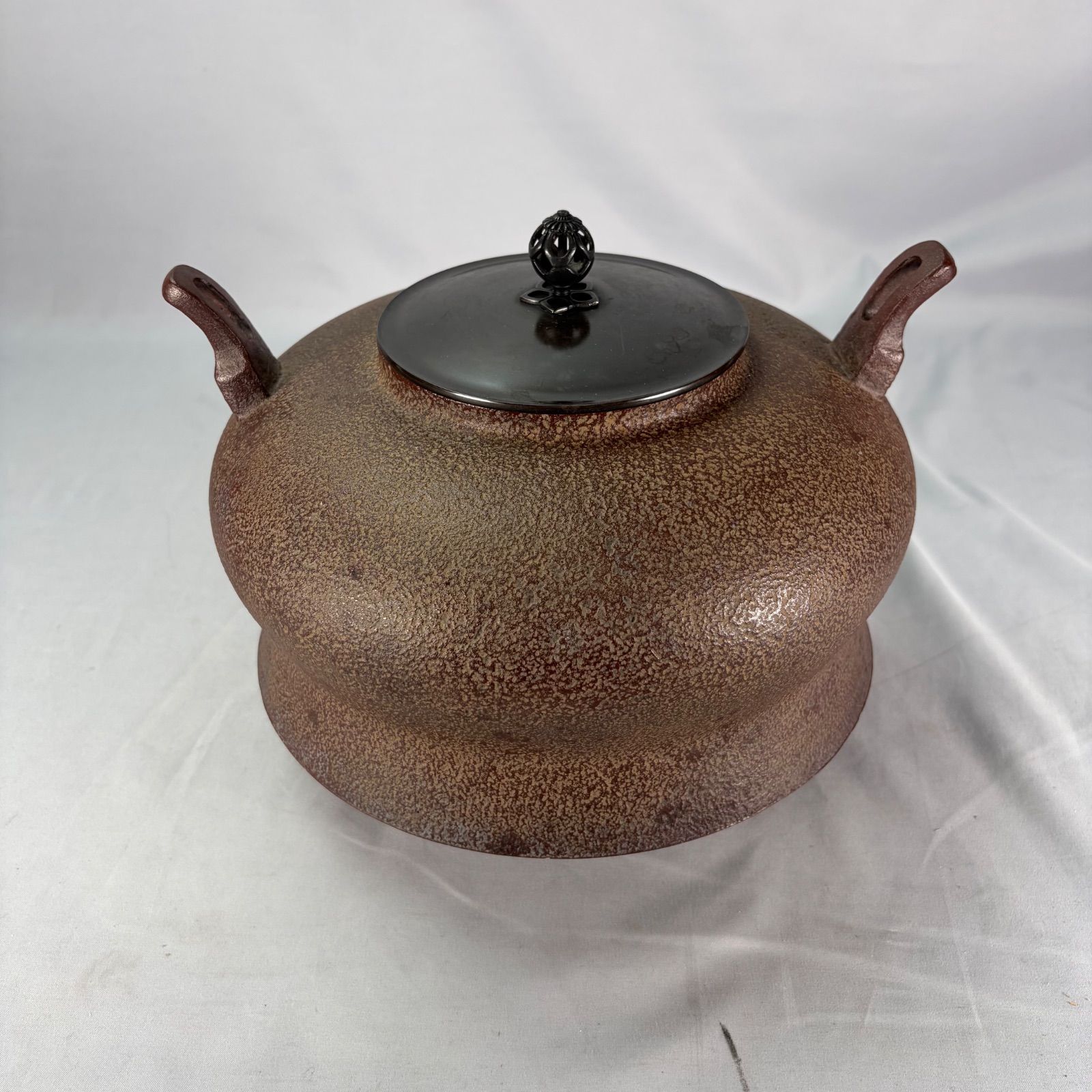 茶道具】釜師菊池政光造 唐犬釜 茶釜 釜431 - メルカリ
