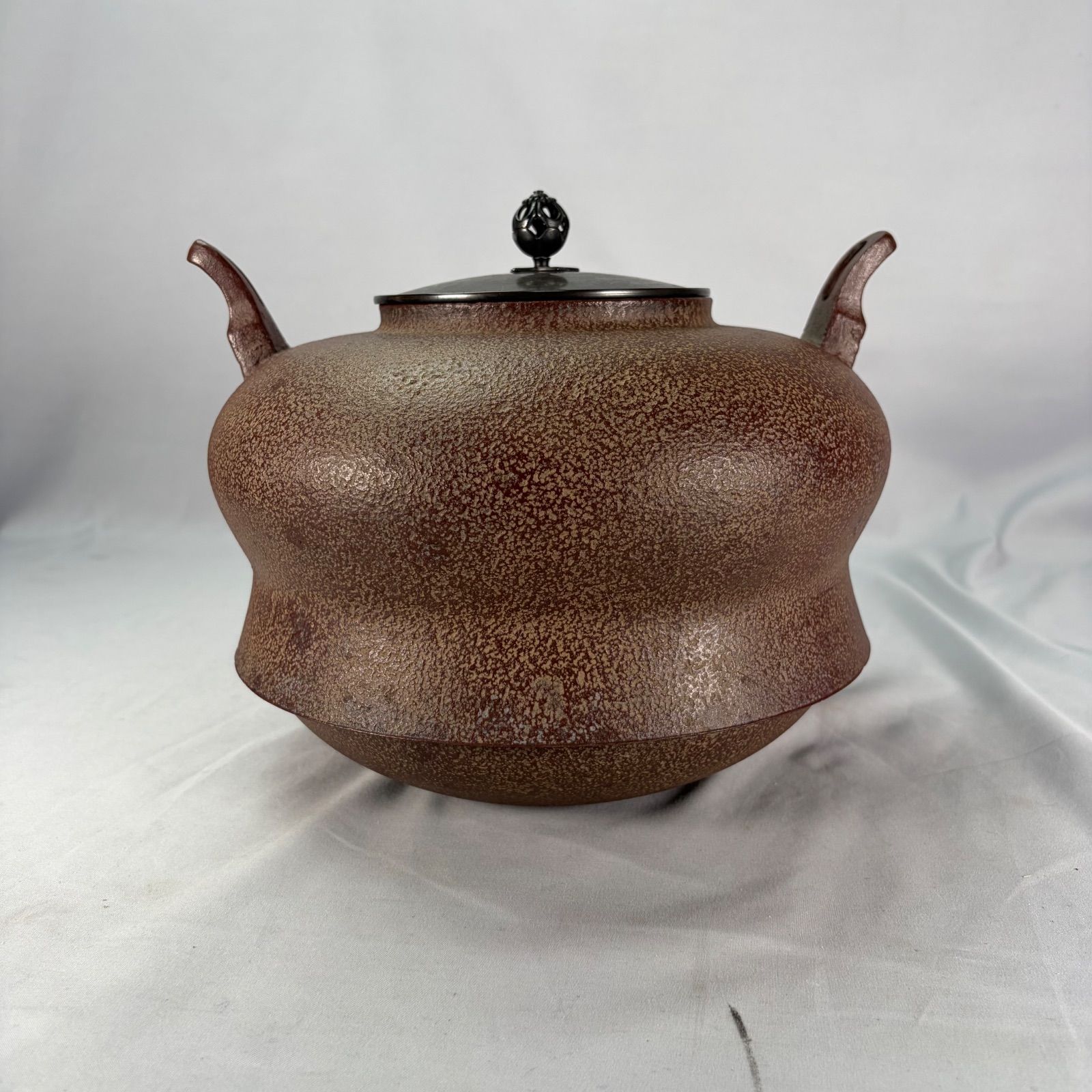 茶道具】釜師菊池政光造 唐犬釜 茶釜 釜431 - メルカリ