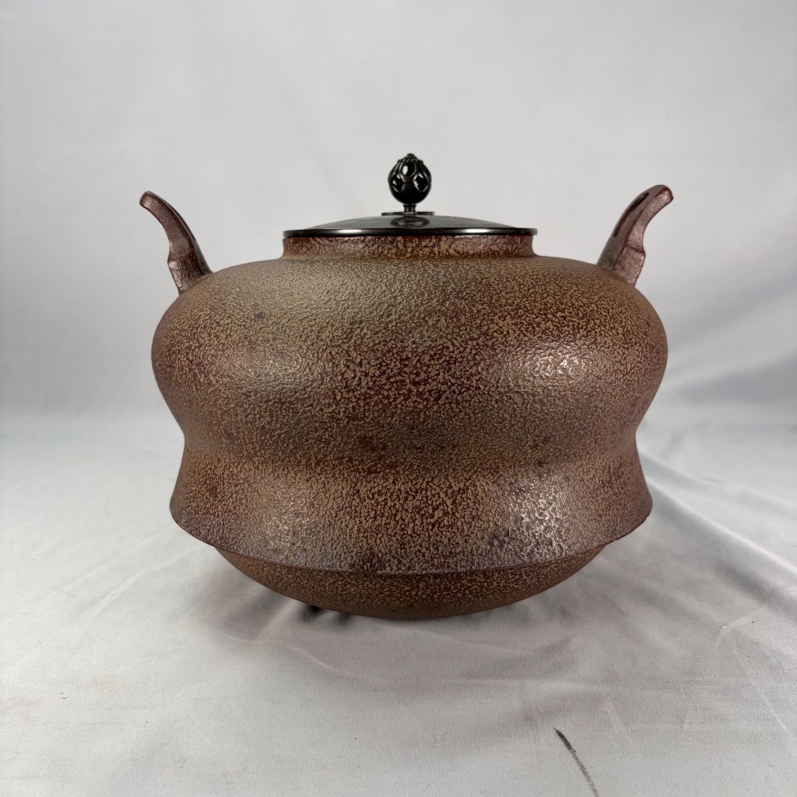茶道具】釜師菊池政光造 唐犬釜 茶釜 釜431 - メルカリ