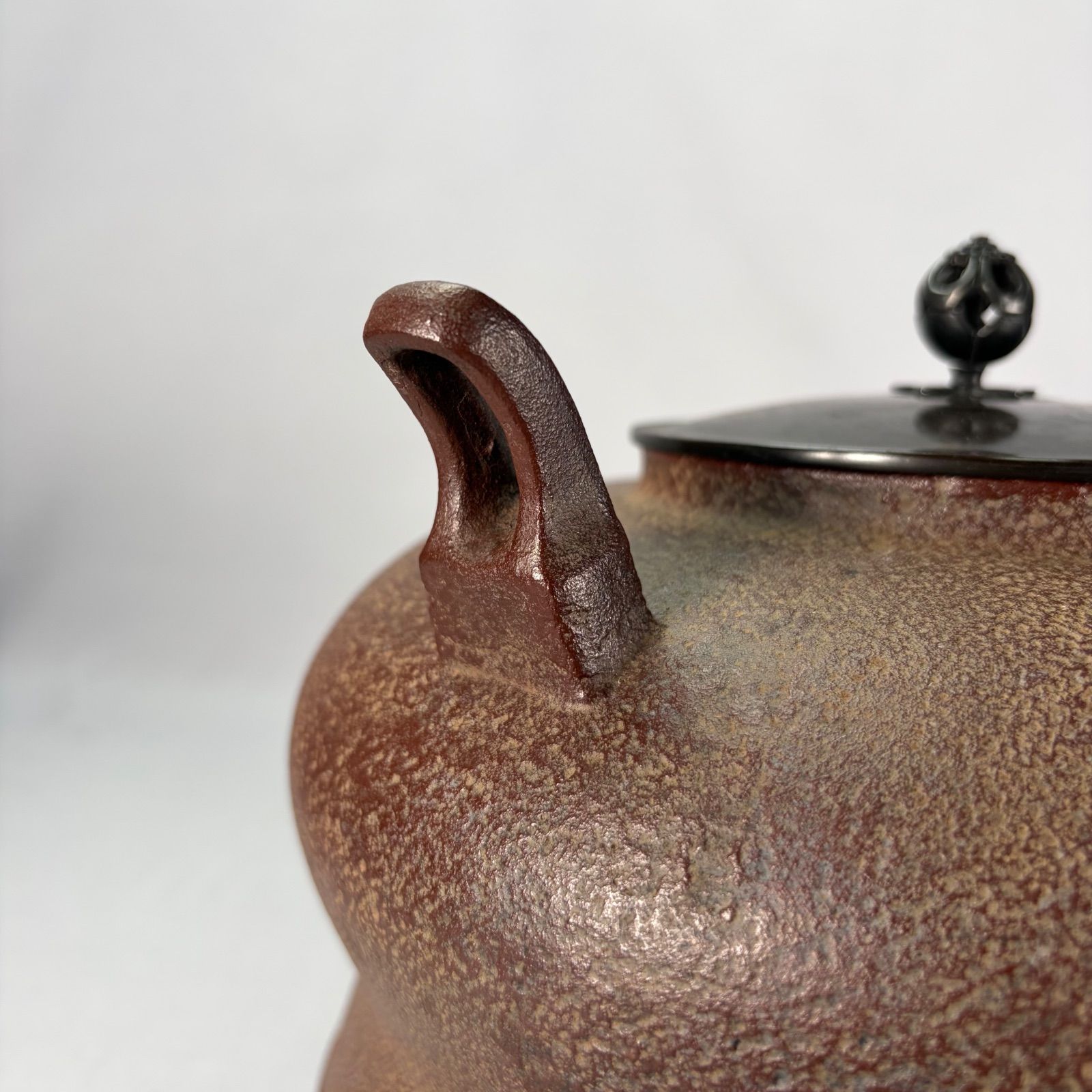 茶道具】釜師菊池政光造 唐犬釜 茶釜 釜431 - メルカリ