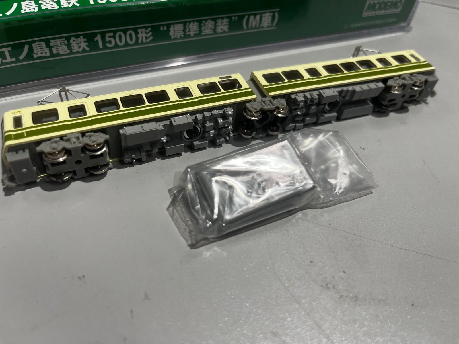 MODEMO江ノ島電鉄 1500形 NT38 M車 モデモ MODEMO】NT38 江ノ島電鉄 1500形 標準塗装 M車 動作未確認 - メルカリ