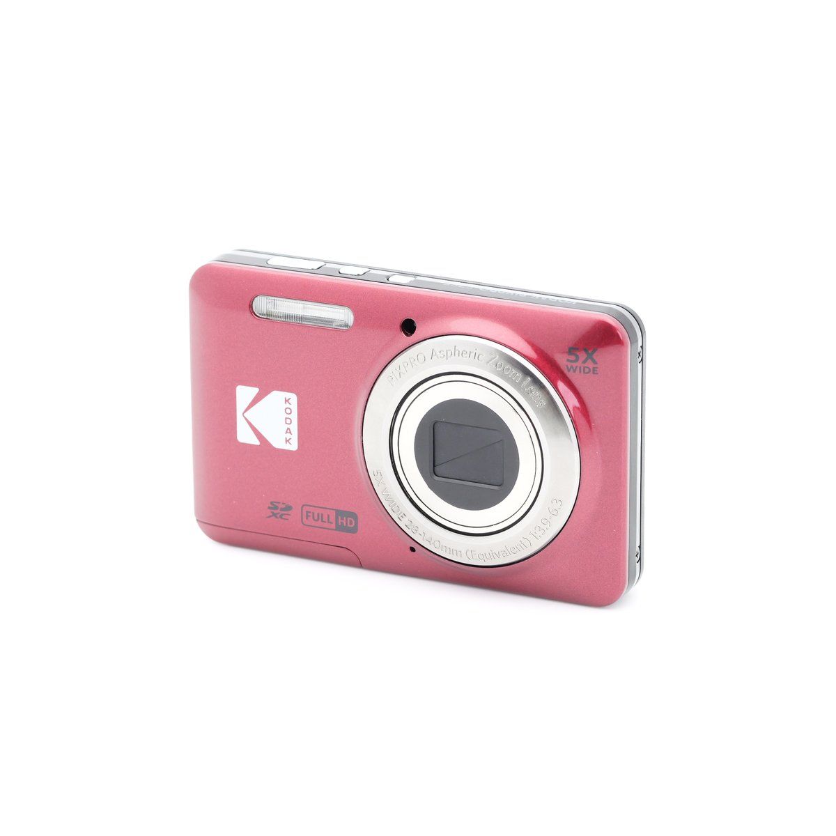 Kodak PIXPRO FZ55 レッド コンパクトデジカメ コダック - メルカリ