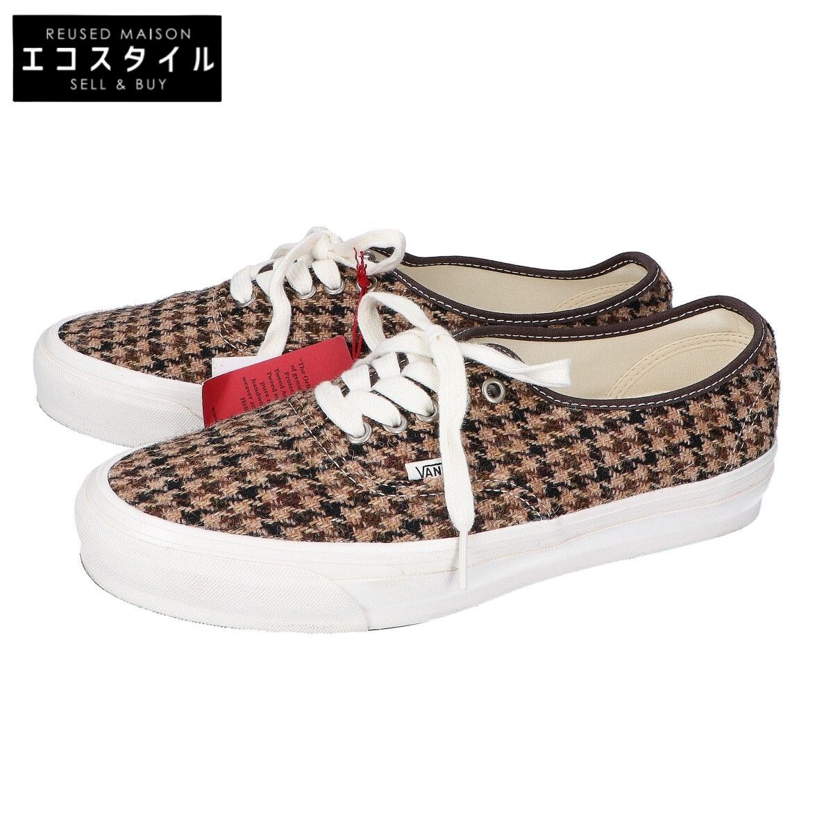VANS　バンズ　ｘHARRIS TWEED ハリスツイード【美品】VN000EBNBRO PREMIUM AUTHENTIC プレミアム オーセンティック スニーカー/　27.5