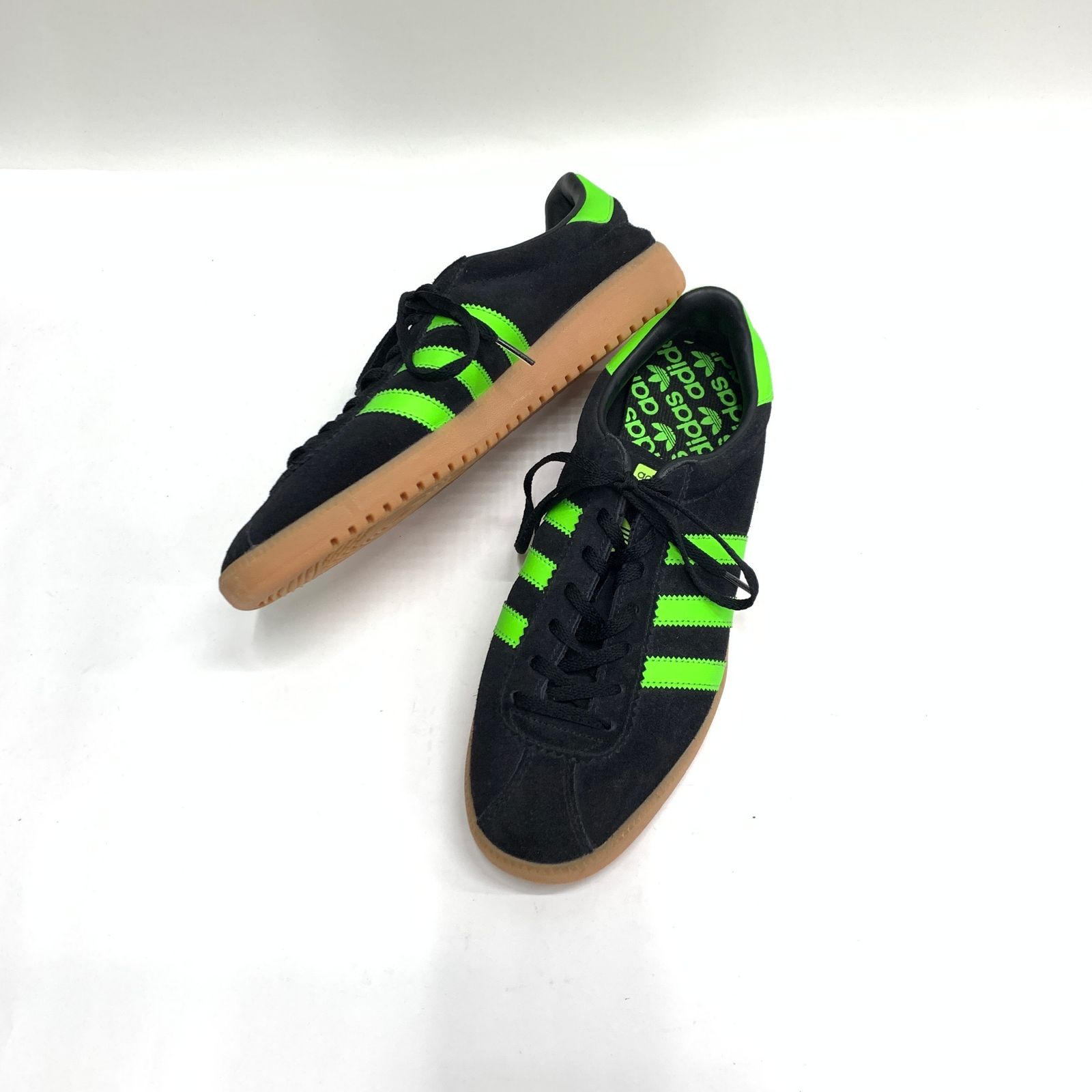 ADIDAS　アディダス　2017　BB5271　BERMUDA　バミューダ　スエード　スニーカー　28cm　ブラック/グリーン