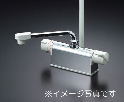 未使用 KVK デッキ型 サーモスタット式シャワー水栓 KF771(0619EH)8BT-1S