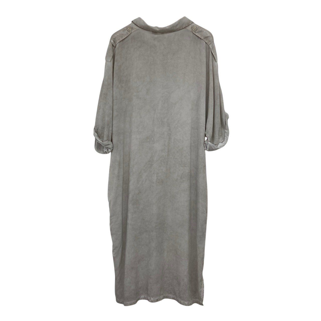 silent damir doma/サイレント/シャツ長袖ワンピース/サイズS/ベージュ 