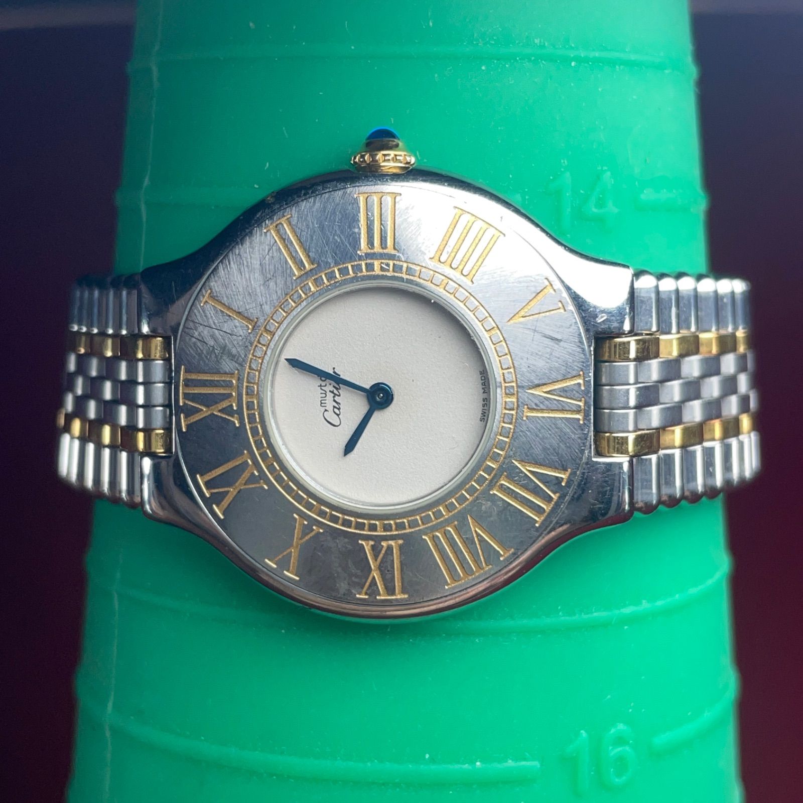 pipichan様 カルティエ マスト21 ヴァンティアン 稼働品 Cartier カルティエ マスト21 ヴァンティアン コンビ QZ 電池交換済