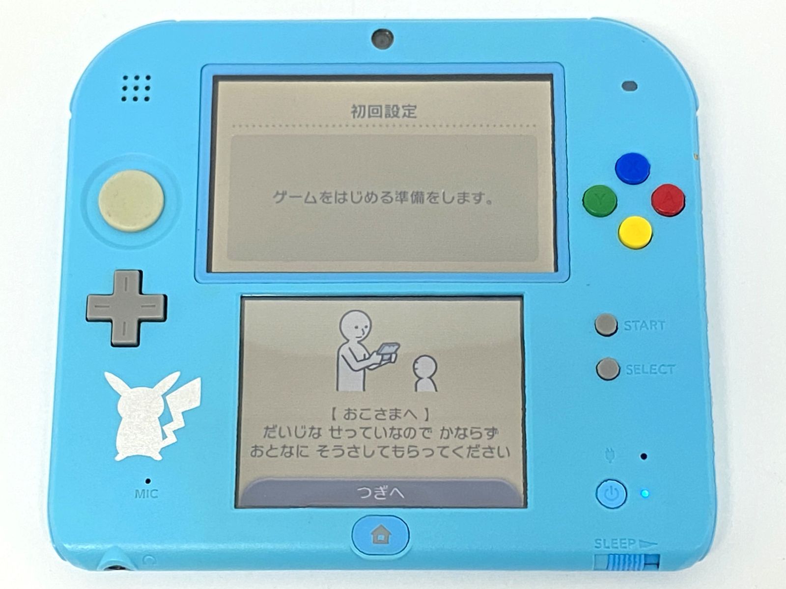 盛岡24-0338] Nintendo 2DS ポケットモンスター サン・ムーン ライト 