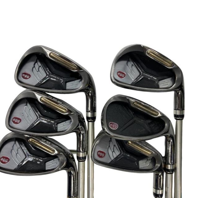 【中古】 プロギア egg(2013) 7S アイアンセット IR NS PRO FORCE OF egg (フレックスSR) メンズ 男性用 右利き 右用 Cランク ゴルフクラブ