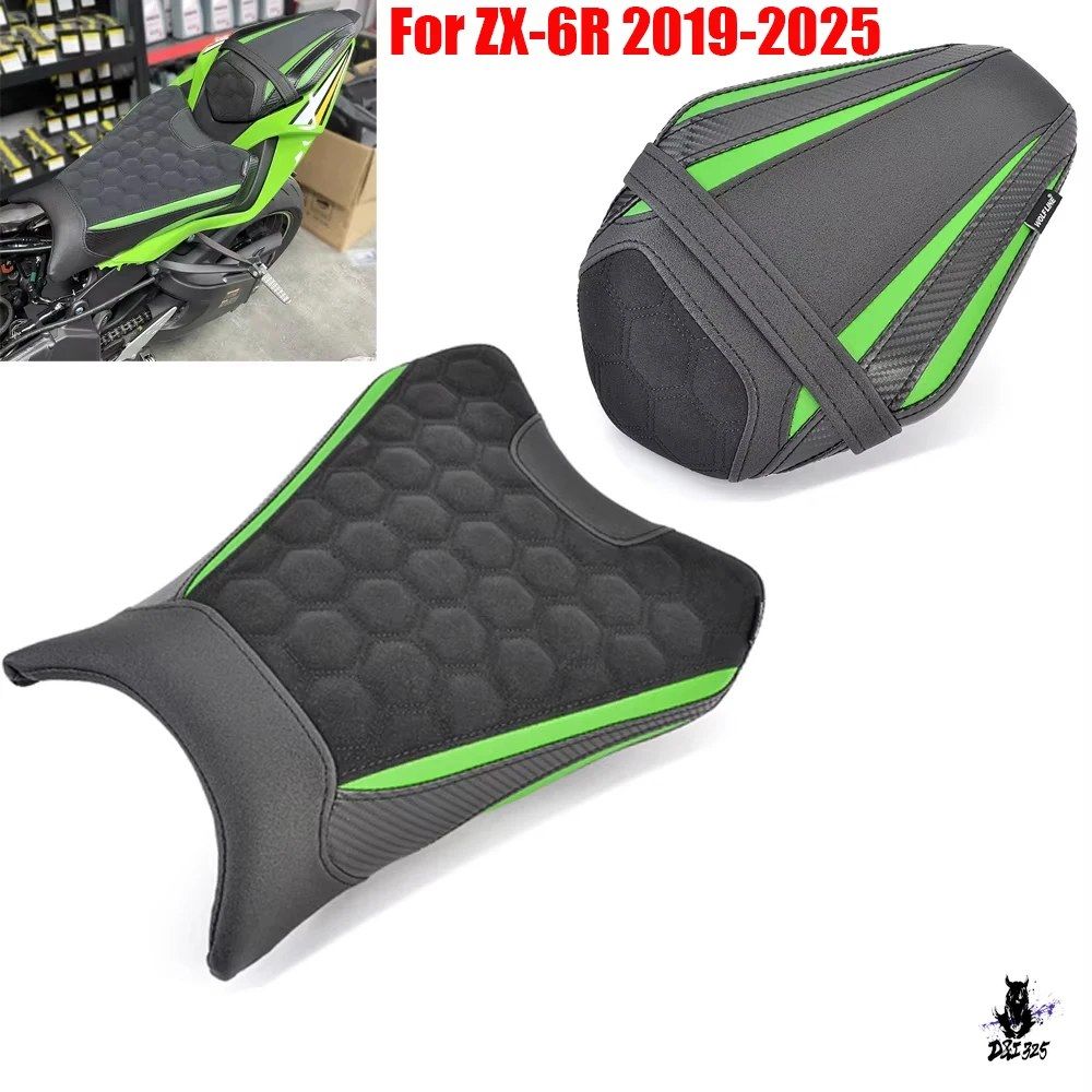 Kawasaki ZX-6R 2019-2025 フロントライダー リアパッセンジャーシートクッション