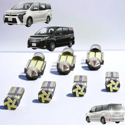 【室内灯+ナンバー灯+バックランプ】ヴォクシー 80系 ノア 80系 LED 10点セット 型式:ZWR80 ZRR8# (前期/後期対応) 取付工具付き 【簡単交換】 無極性 6000K ゴースト灯防止 室内灯 パーツ カー用品 カスタム 88a9c700