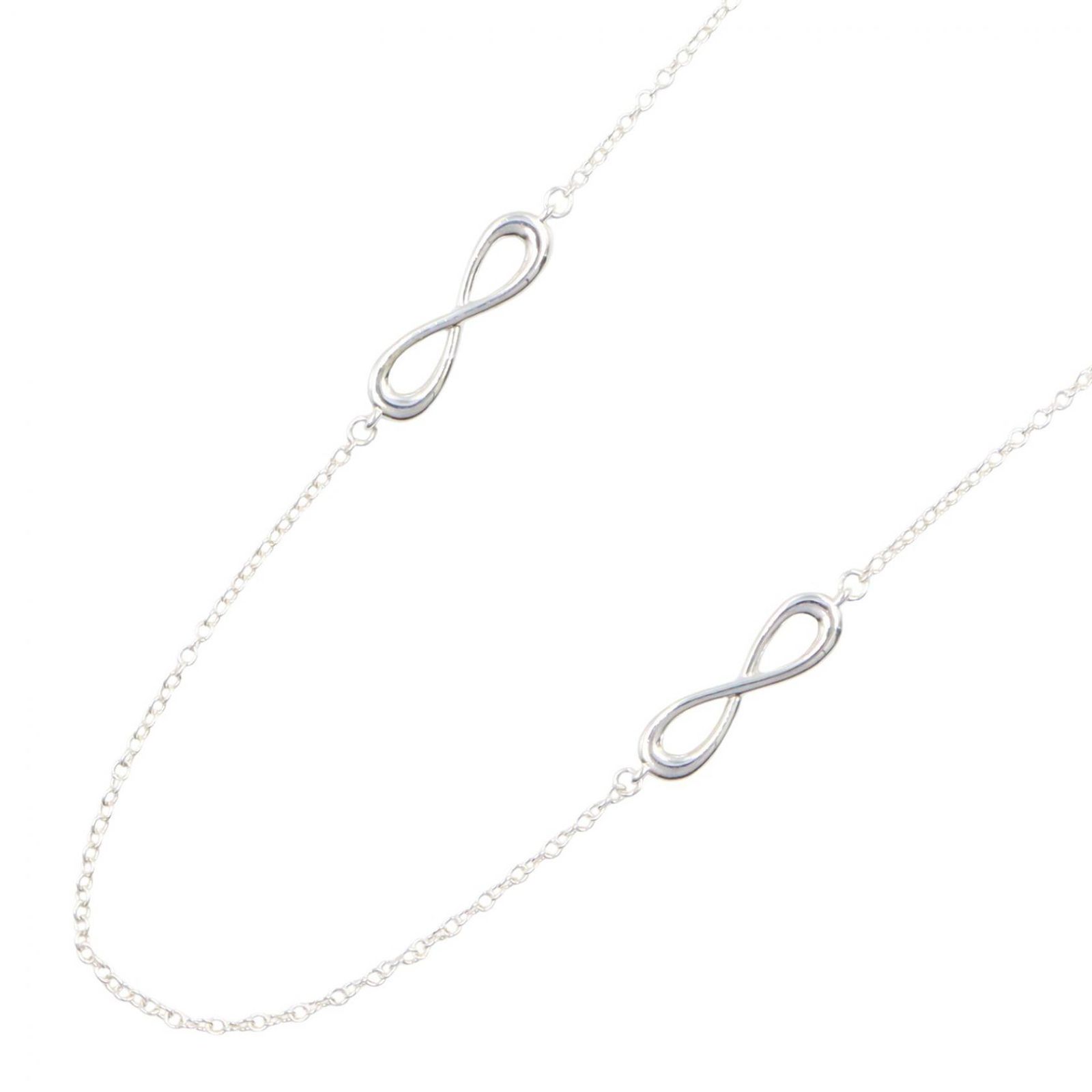 ティファニー TIFFANY＆CO ネックレス エンドレスネックレス 首回り76.5㎝ シルバー925 エンドレスネックレス レディース Used A