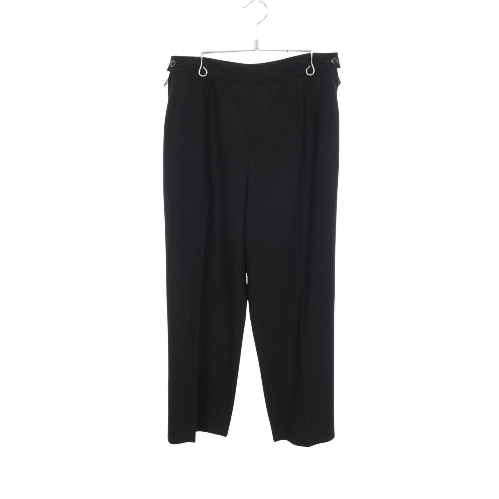 エルメス HERMES パンツ サイドジップ pt096 ウール パンツ レディース Used A