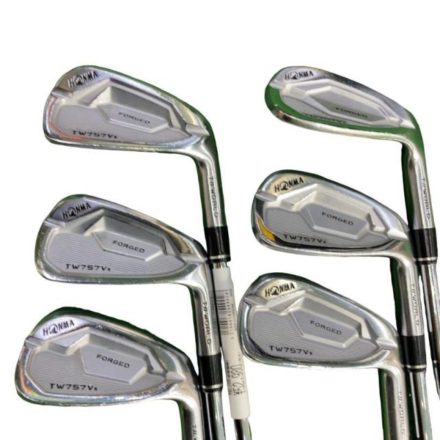 【中古】 本間ゴルフ TOUR WORLD TW757Vx 6S アイアンセット IR 純正特注シャフト (フレックスR) メンズ 男性用 右利き 右用 Cランク ゴルフクラブ