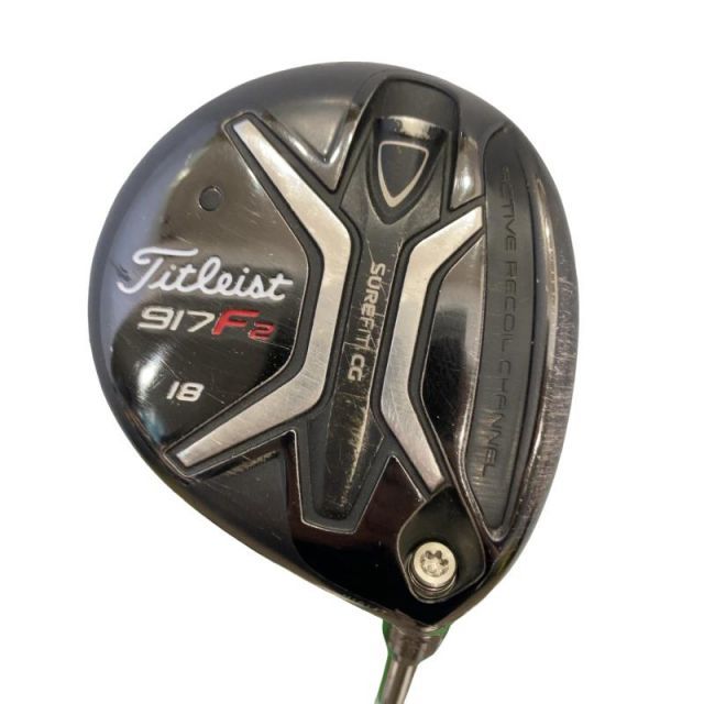【中古】 タイトリスト 917 F2 18° フェアウェイウッド FW 純正特注シャフト (フレックスS) メンズ 男性用 右利き 右用 Cランク ゴルフクラブ 13,935円
