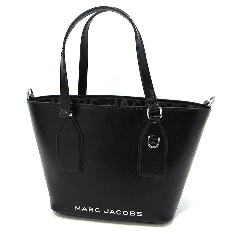 【三重本店】 中古 MARC JACOBS | マークジェイコブス トートバッグ 2wayバッグ ショルダーバッグ ブラック 【121】
