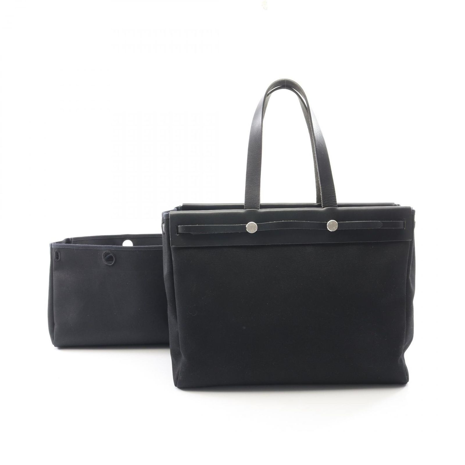 エルメス HERMES トートバッグ エールバッグカバスMM ブラック その他 エールバッグカバスMM ブラック レディース Used B