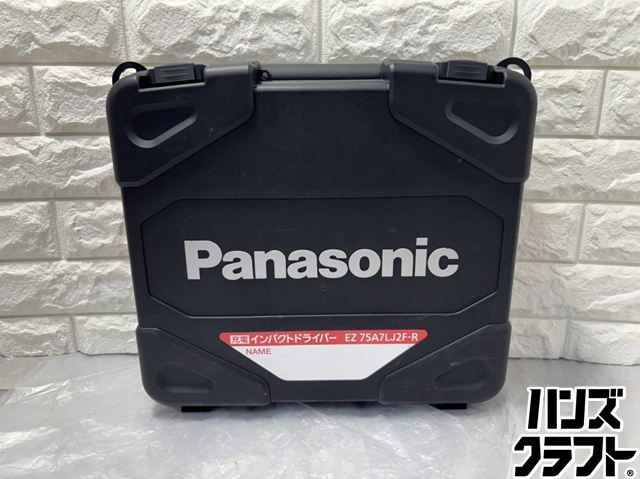 ▽【未使用】パナソニック EZ75A7LJ2F-R インパクトドライバ プロ用 レッド 14.4V 5.0Ah バッテリ2個、充電器付き