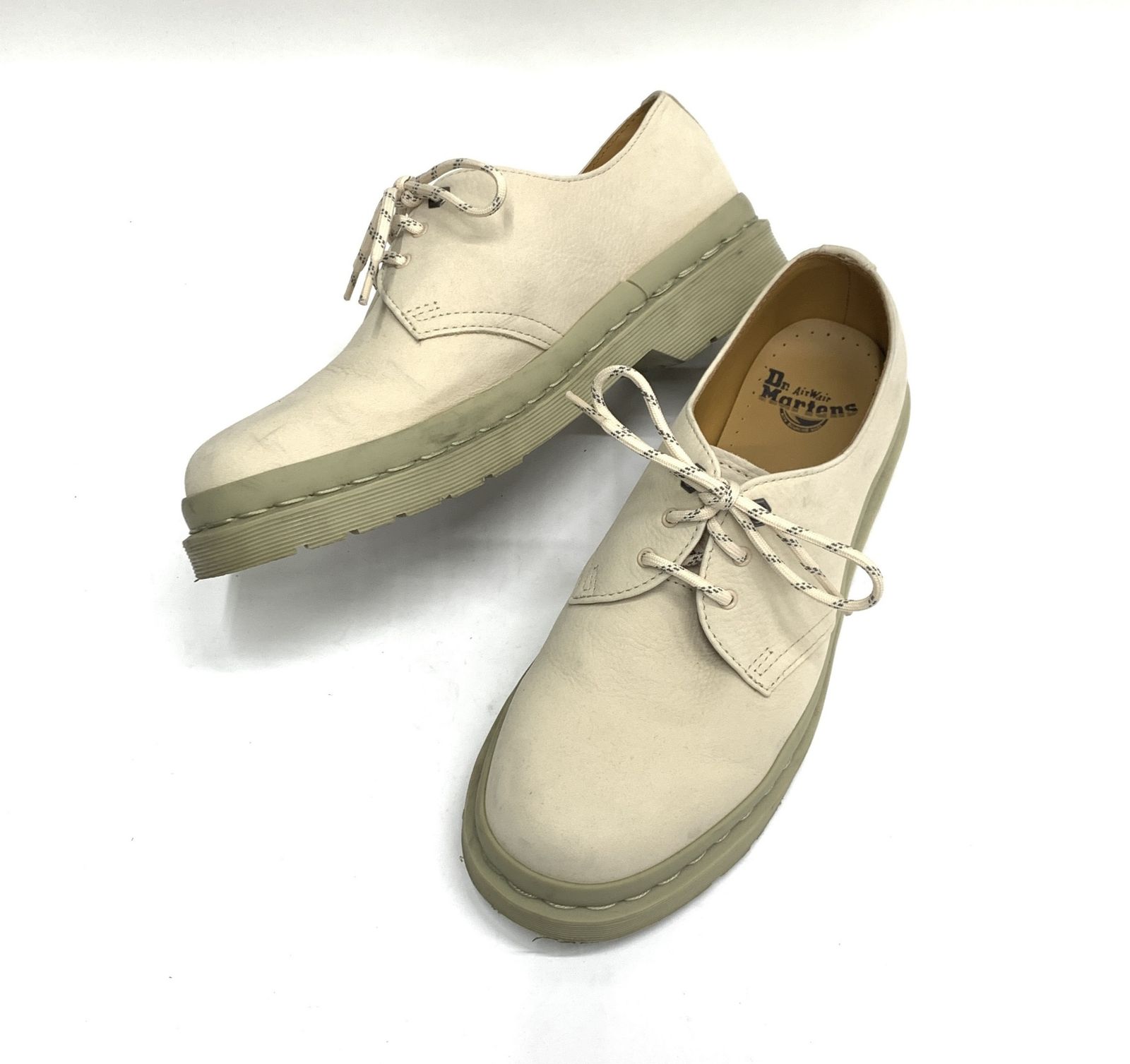 DR.MARTENS　ドクターマーチン　1461　3ホールシューズ　レザーシューズ　UK8(27cm程度)　アイボリー/ライトベージュ