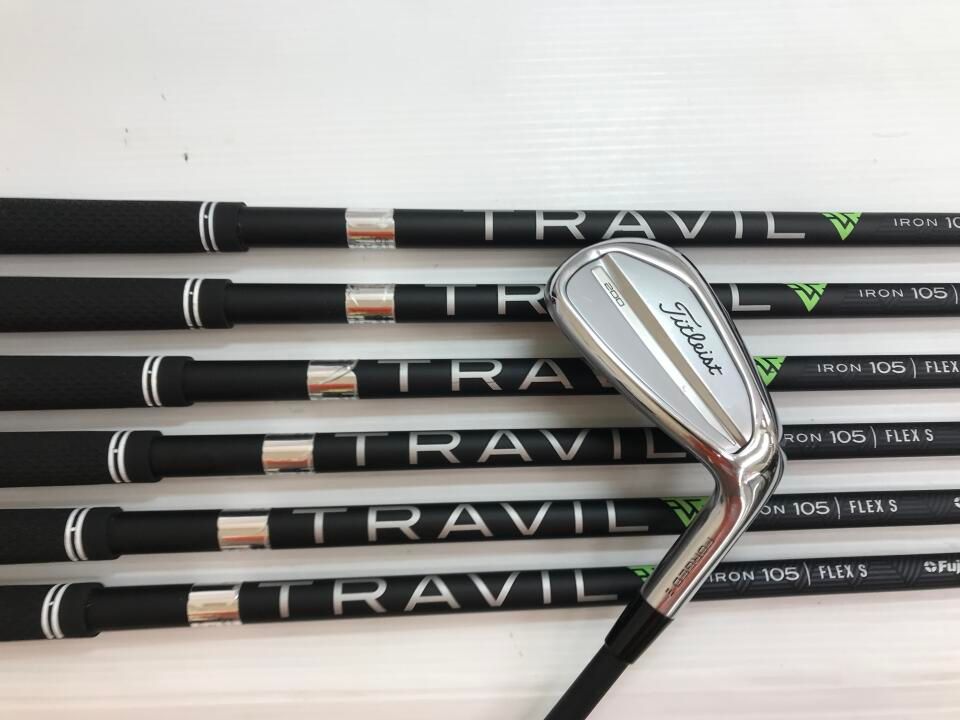 タイトリスト　T200 2023　TRAVIL IRON 105　Sフレックス　アイアンセット　中古【最短即日発送】