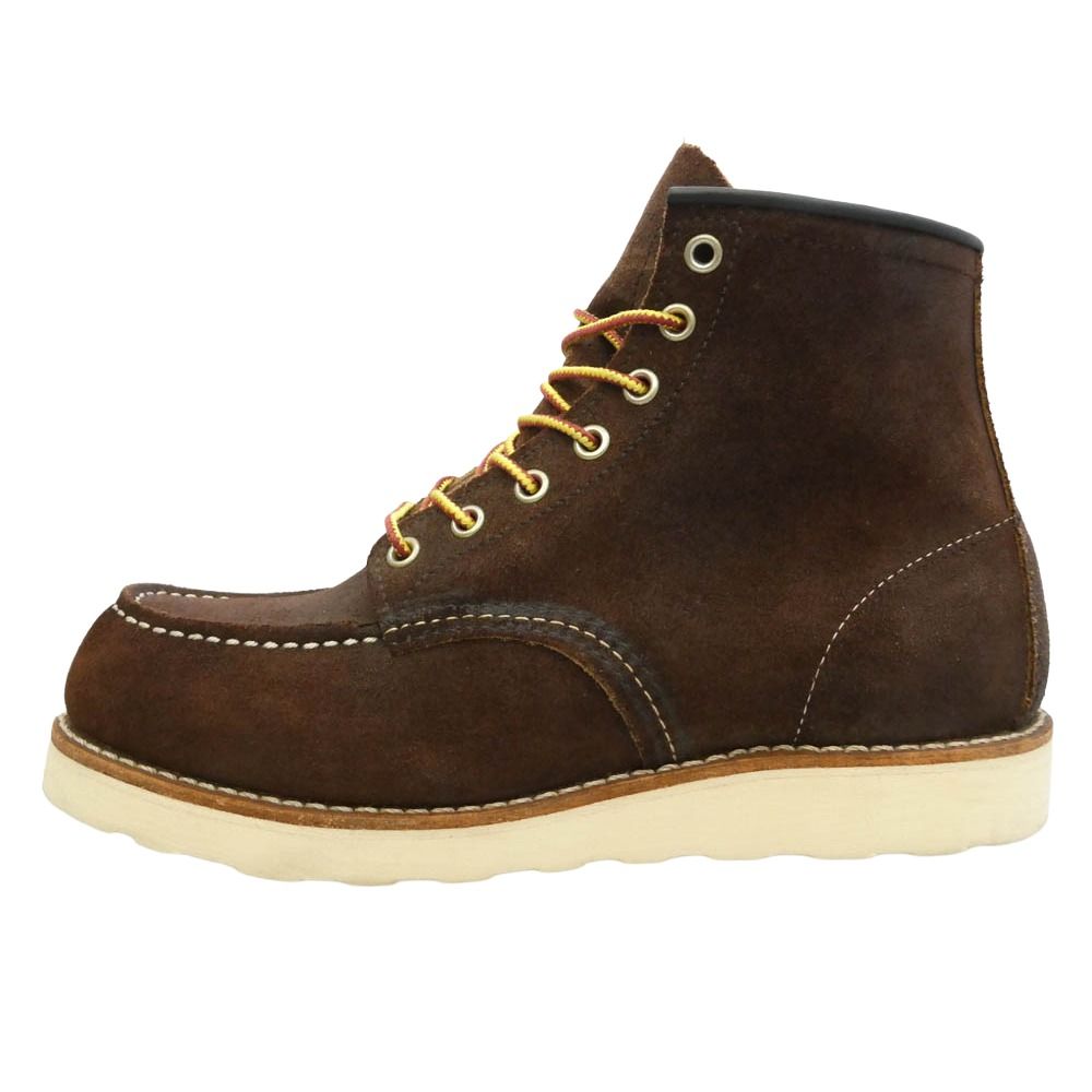 RED WING レッドウィング 8878 6inch CLASSIC MOC TOE クラシック モックトゥ スエード ブーツ ブラウン系 25cm【美品】【中古】 RED WING レッドウィング 8878 6inch CLASSIC MOC TOE クラシック