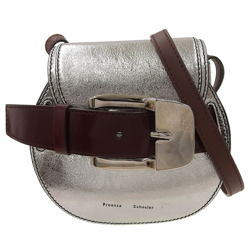 Proenza Schouler プロエンザスクーラー　レザー ショルダー Proenza Schouler プロエンザスクーラー ベルトデザイン ラウンド