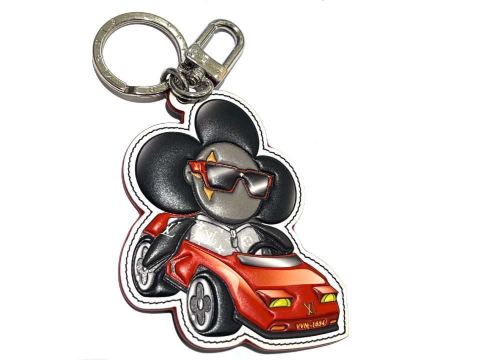 LOUIS VUITTON ルイ・ヴィトン スポーティーカー・ヴィンヴィンエンヌ 小物 M00960 チャーム モノグラムエクリプス ブラック ユニセックス【中古】【432】