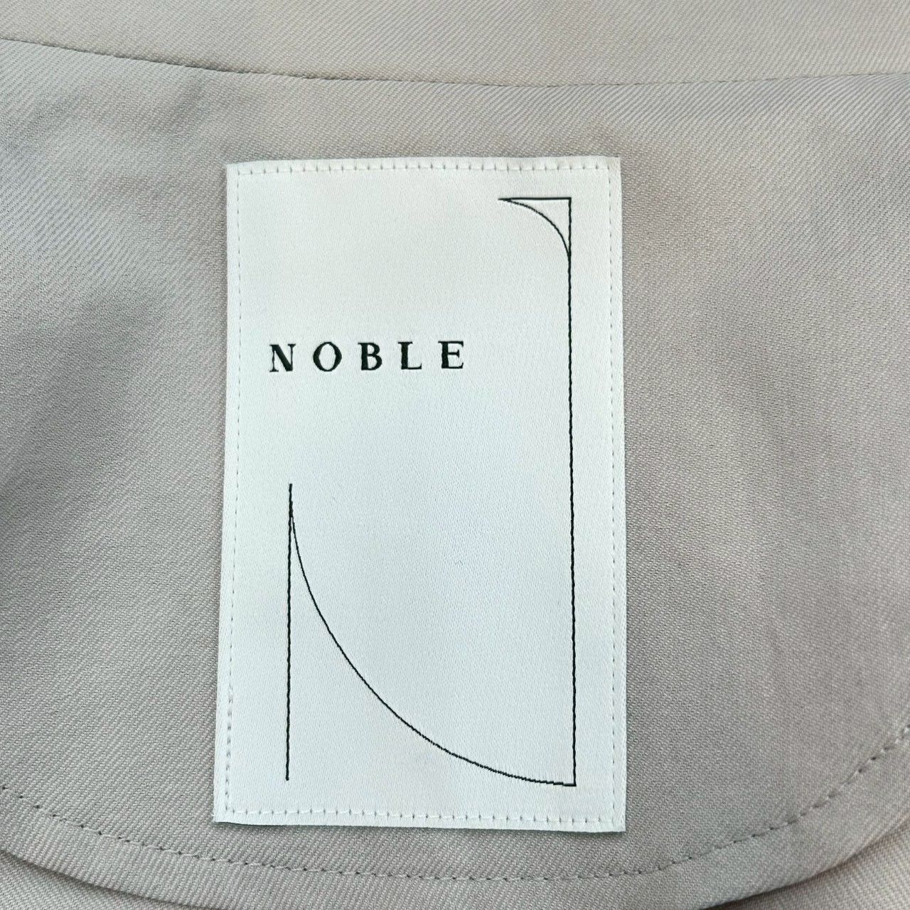 NOBLE ノーブル ライトフルクロスワイドスリーブコート テーラード