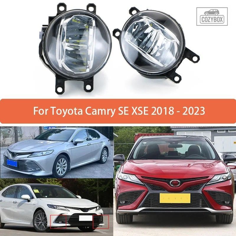 左右兼用高輝度 LED フォグランプ レクサス トヨタ RAV4 カムリ CHR ハイラックス C