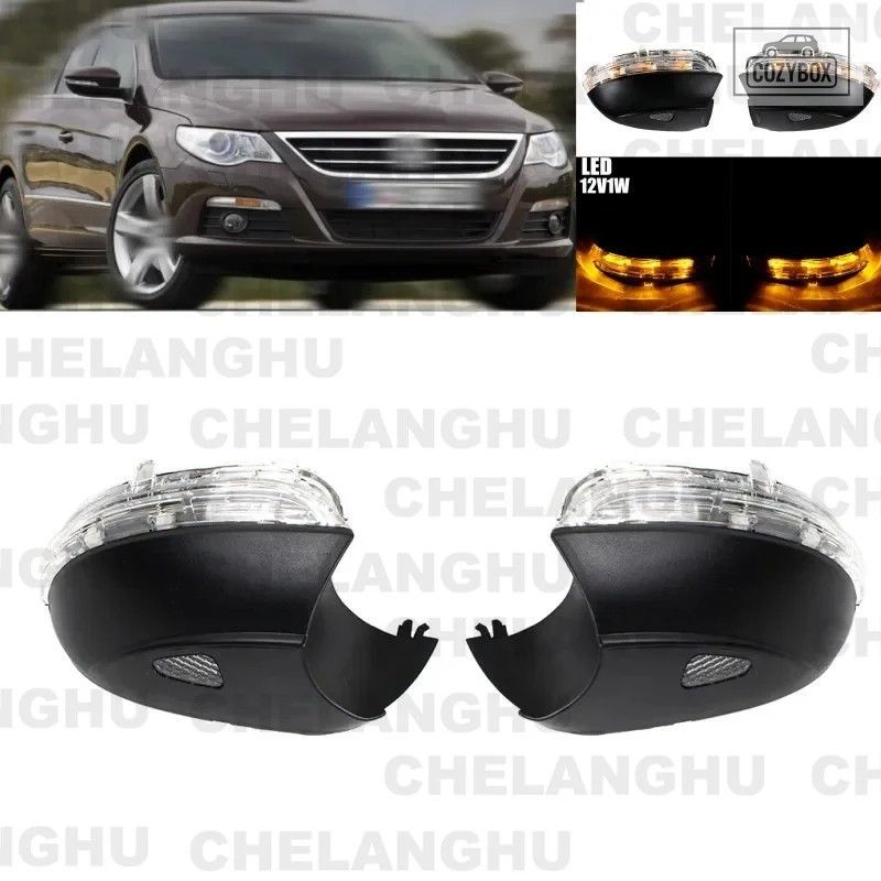 VW パサート CC 2009 - 12 左右セット リア ミラー ウインカー インジケーター ライト