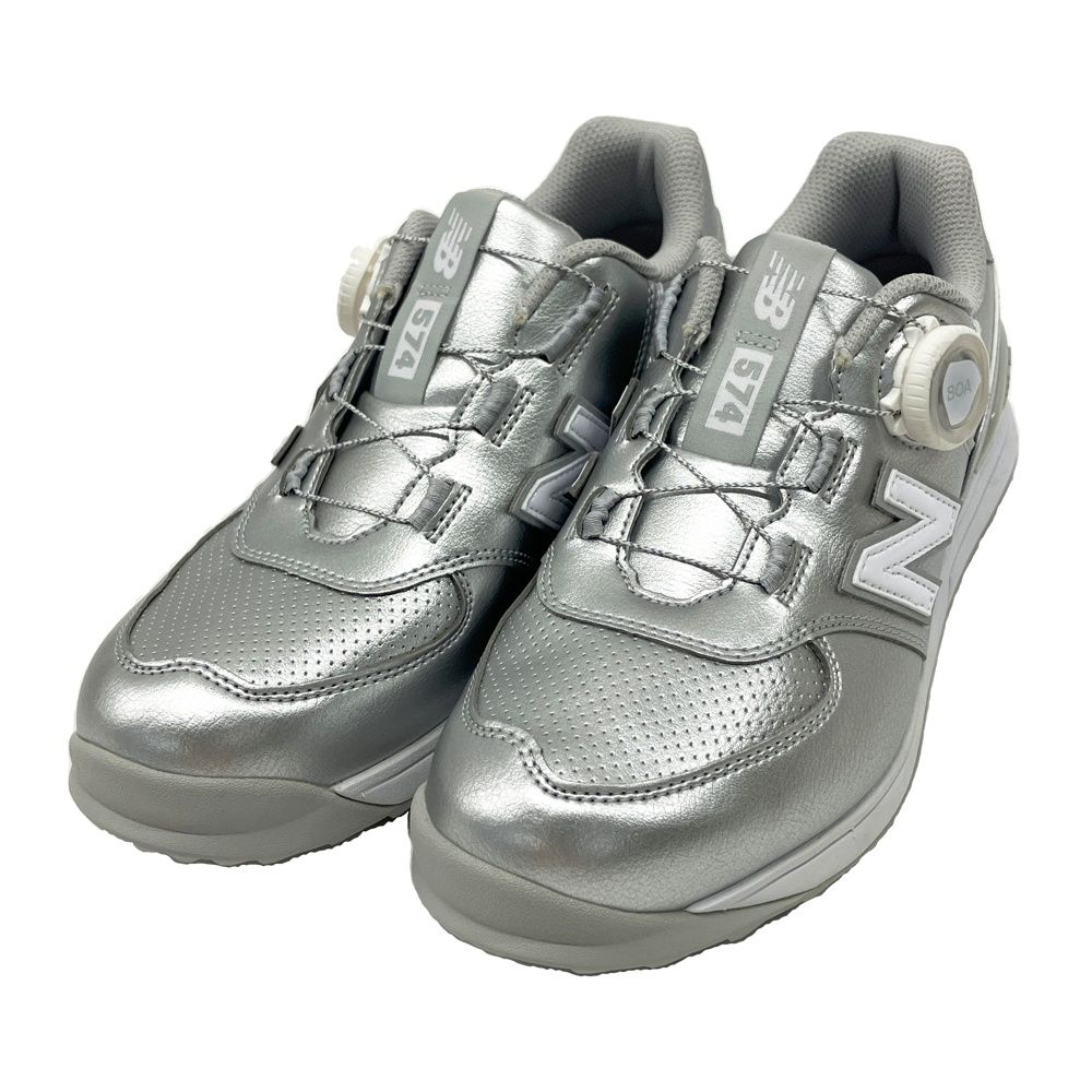 NEW BALANCE GOLF ニューバランス 2026年モデル WGBS574D スパイクレスゴルフシューズ BOA シルバー系 23.5 [240101717232] ゴルフウェア レディース ストスト