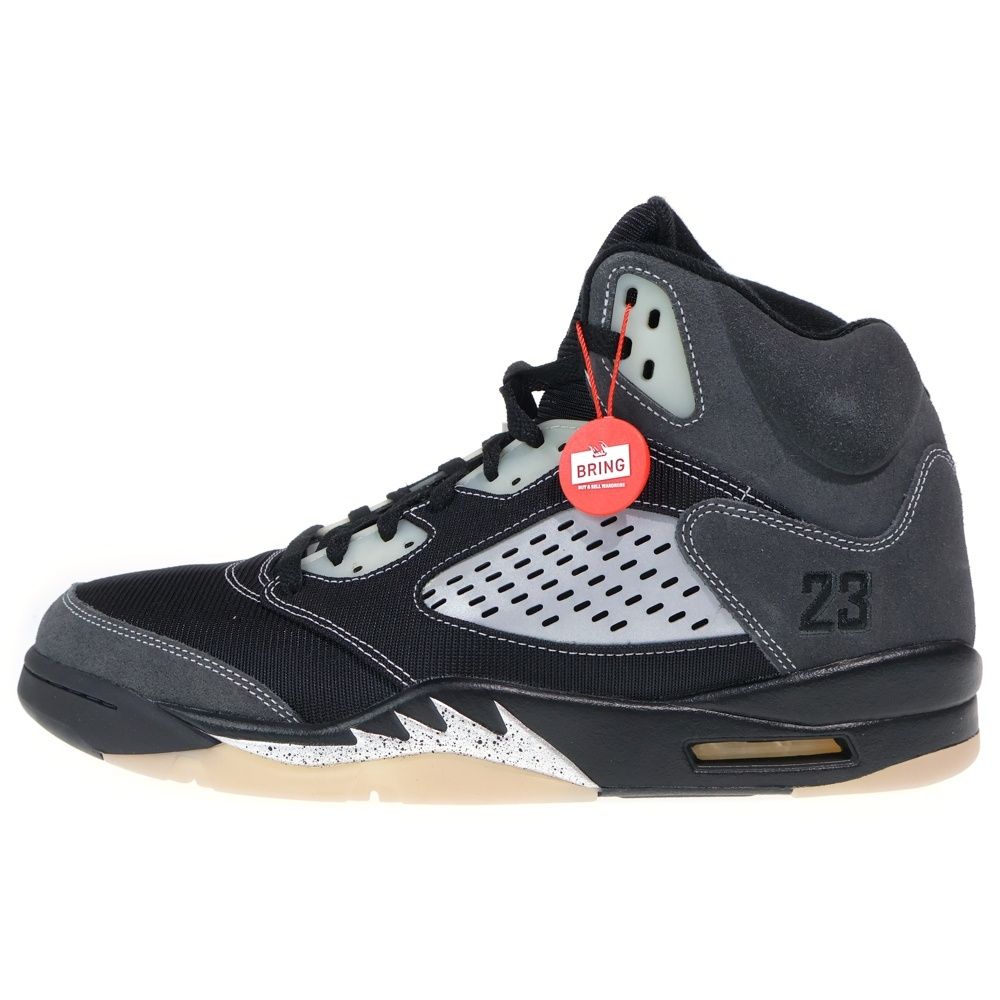 NIKE (ナイキ) AIR JORDAN 5 ANTHRACITE エア ジョーダン 5 アンスラサイト ハイカットスニーカー ブラック US14/32cm DB0731-001
