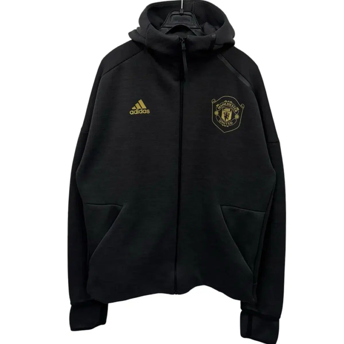 アディダス マンチェスター ユナイテッド 19/20 フードジップアップ XL