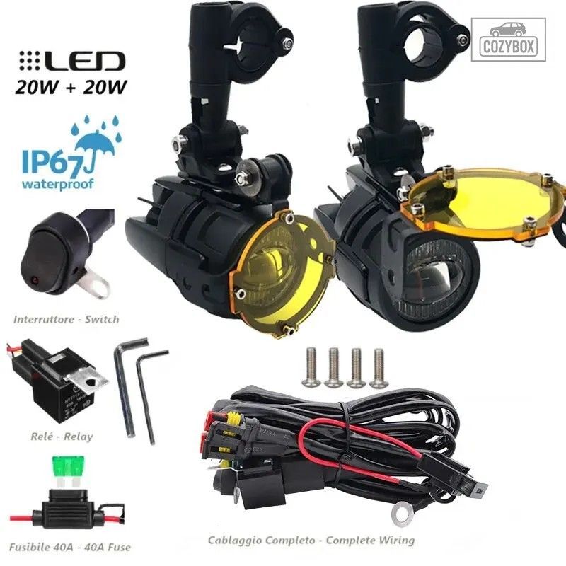 R1200GS 40 ワットオートバイ LED フォグランプ補助アセンブリ BMW R1200GS F850GS