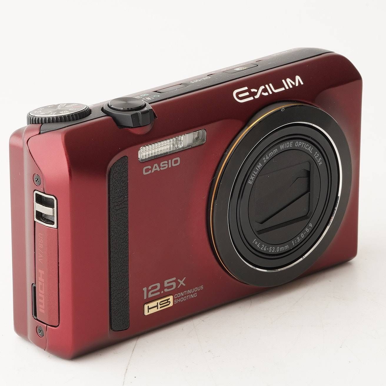 カシオ Casio EXILIM EX-ZR300 レッド 12.5x 光学ズーム - メルカリ