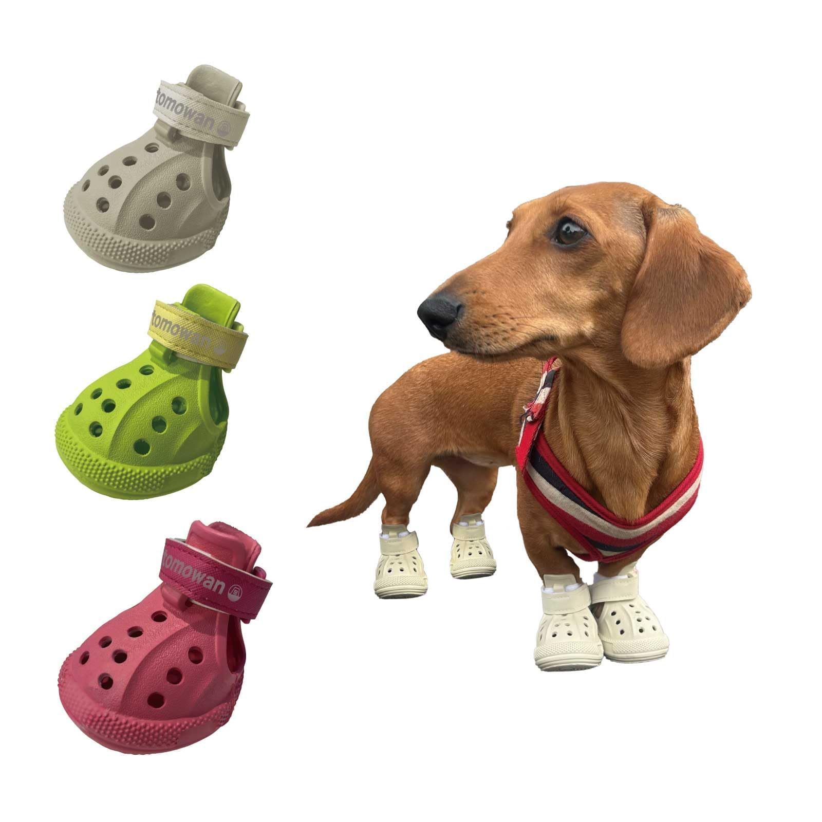 [TOMONARI]犬用靴 WANDAL ワンダル 肉球 保護 火傷 傷 防止 シューズ サンダル 散歩 アスファルト 熱 夏 雨 冬 防災 愛犬 小型犬 中型犬 大型犬 沢田テント トモワン tomowan (トロピカルピンク/S)