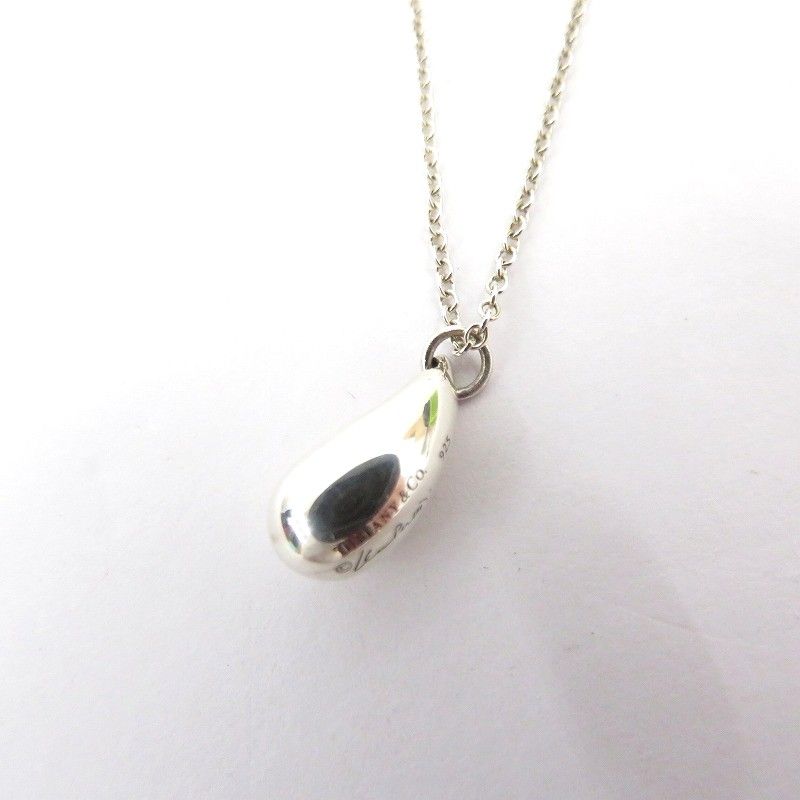 【瀬戸大橋店】 中古 Tiffany&co | ティファニー ネックレス ティアドロップ ネックレス シルバー 【135】