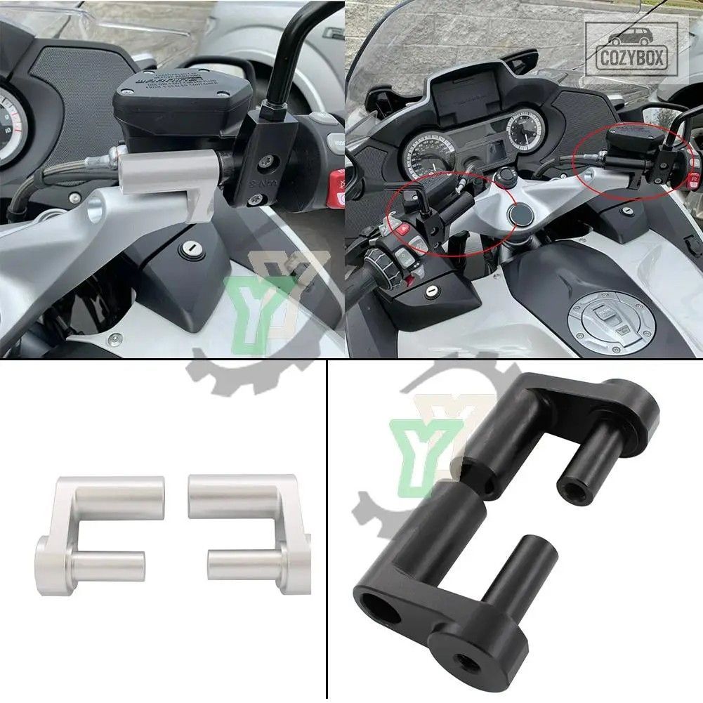 2 個 BMW R1200RT R1250 RT R1200 R1250 R1250RT オートバイ バック移動 ハンドルバー