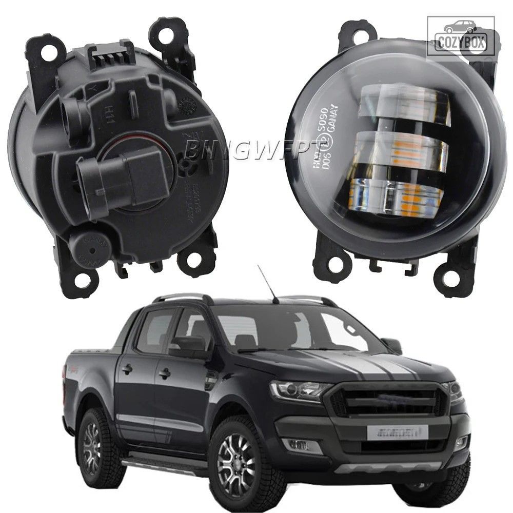 2 個 H11 12V フォグランプ フォード レンジャー PX PX2 P375 T6 2012-2021