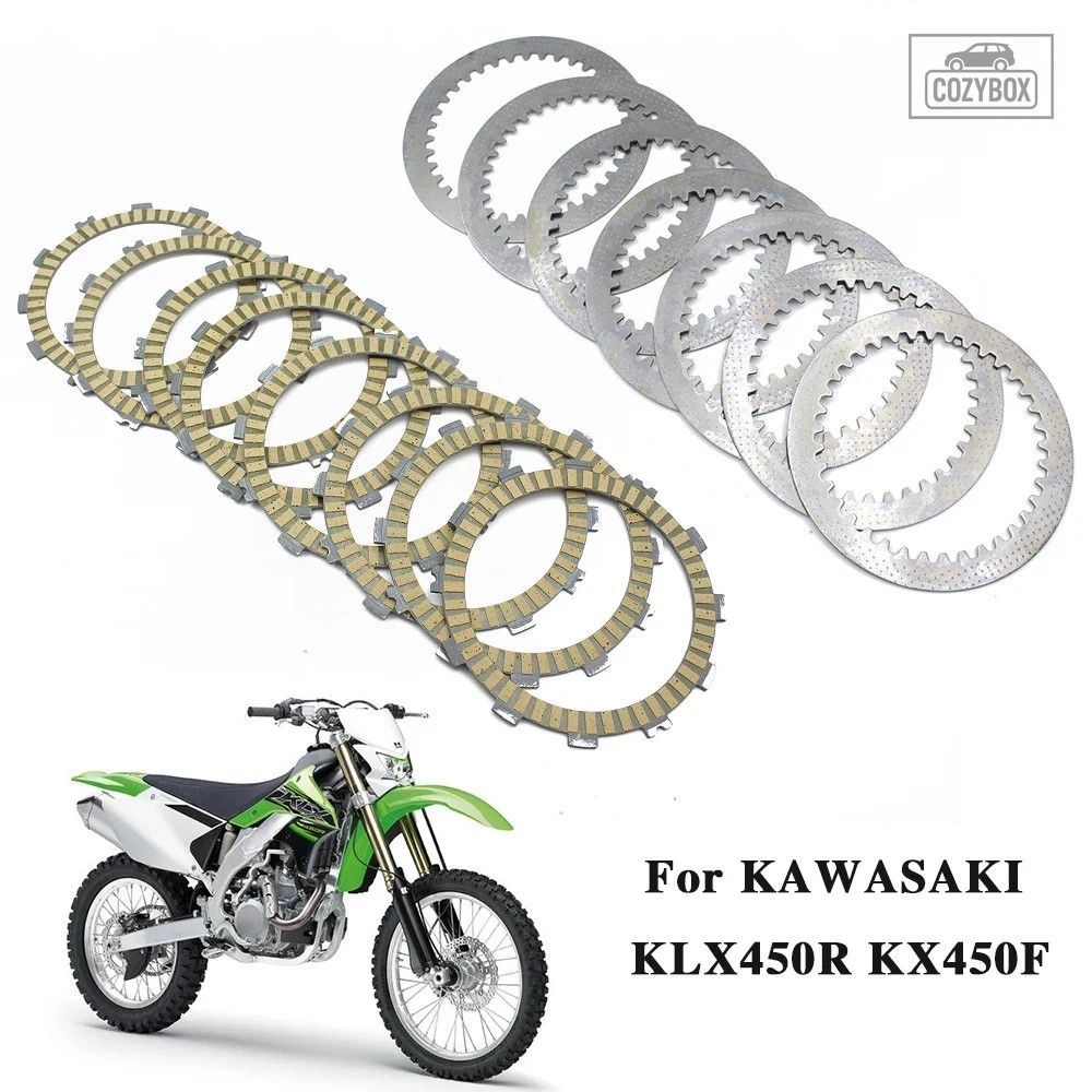 Pokhaomin オートバイフリクションプレート クラッチキット セット Kawasaki KLX450R