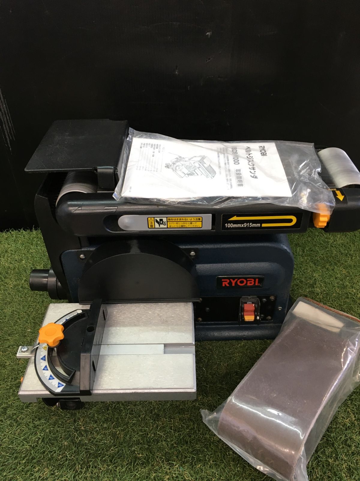 【中古品】【0906】リョービ(RYOBI) ベルトディスクサンダー ベルト寸法100×915mm ペーパー径150mm BDS-1000 635500A　ITO6FVF6507K