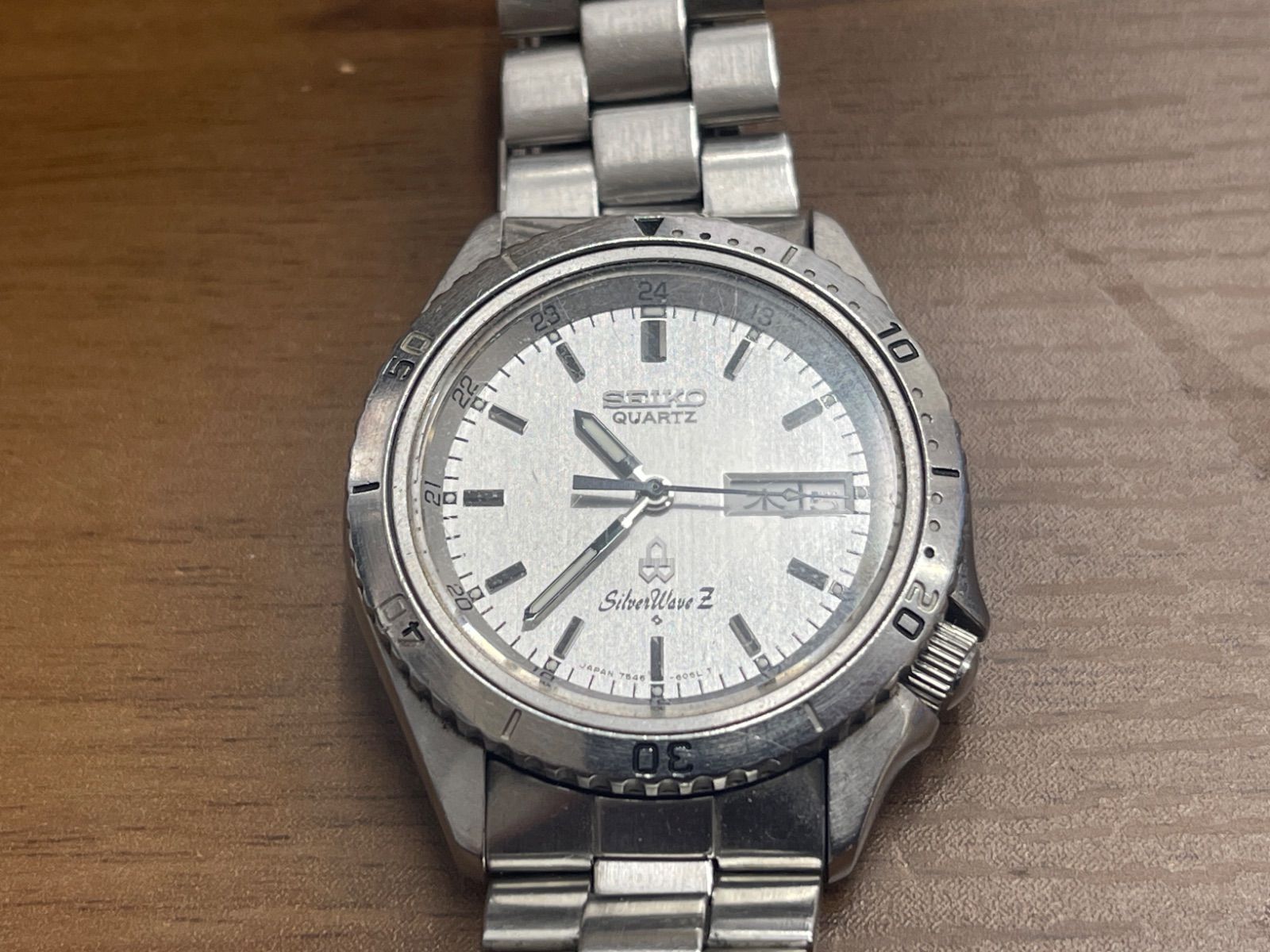 SEIKO セイコー SILVER WAVE Z シルバーウェイブZ 7546-605Aメンズクォーツウォッチ