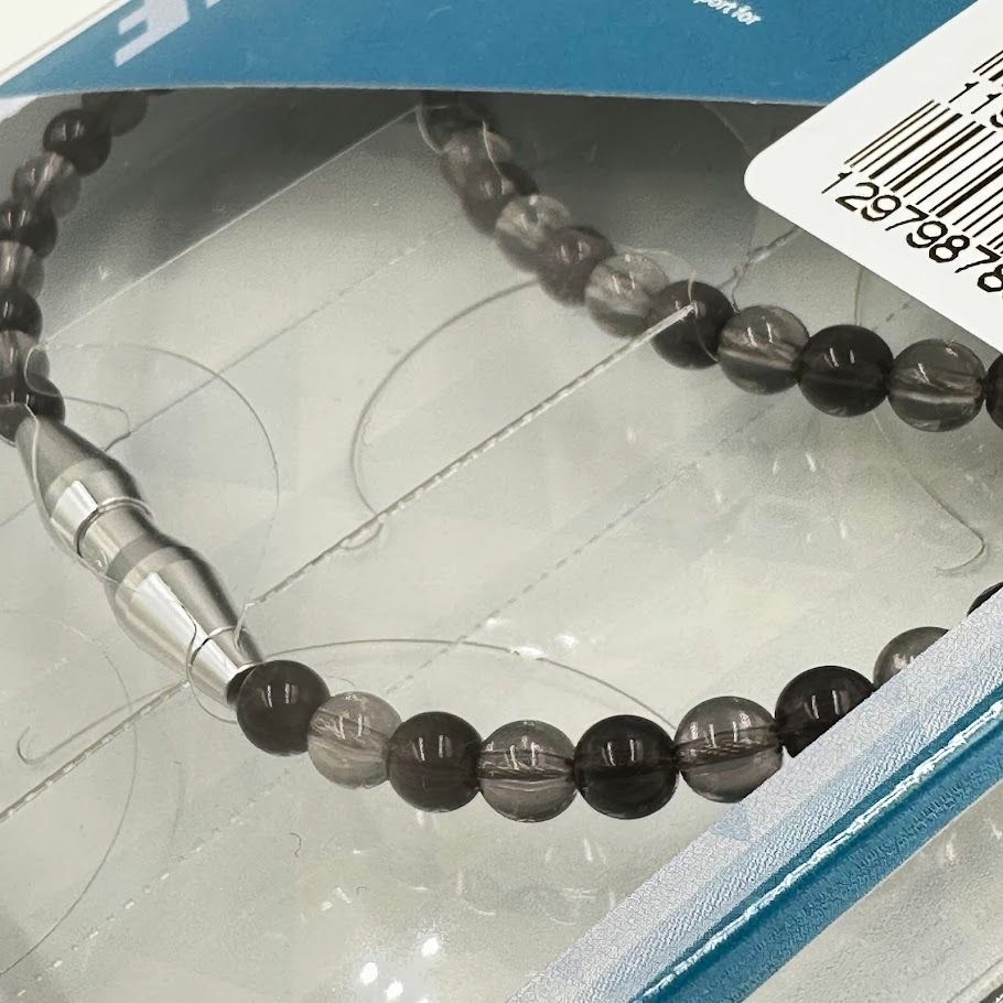 【新品.未使用】ファイテンネックレス クリスタルタッチ ブラックグレー50cm ファイテン ネックレス クリスタルタッチ ダークグレー50cm - メルカリ